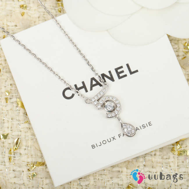 Uubags Chanel Eternal necklace No.5 18K white gold, set with diamonds - 1