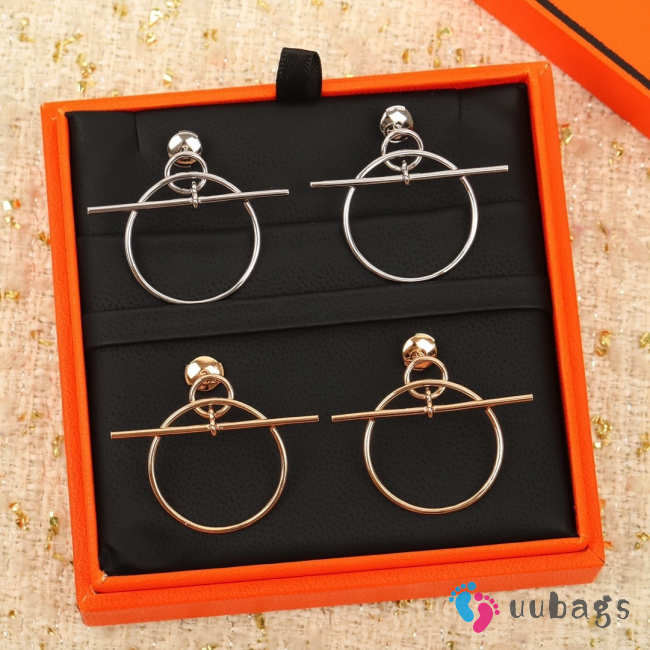 Uubags Hermes Loop earrings medium model - 1