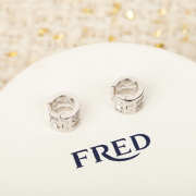 Uubags Fred Force 10 rise ear cuff 18K pink gold and white diamonds - 5