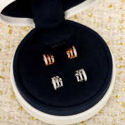 Uubags Fred Force 10 rise ear cuff 18K pink gold and white diamonds - 2