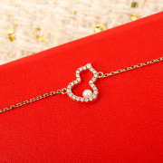 Uubags Qeelin Wulu Petite bracelet with an Akoya pearl and diamonds - 3