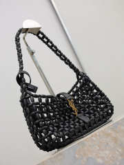 Uubags YSL Le 5 À 7 Wooden Bead handbag black 21-28x15x6cm - 6