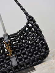 Uubags YSL Le 5 À 7 Wooden Bead handbag black 21-28x15x6cm - 5