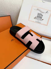 Uubags Hermes Chypre sandal in pink - 5