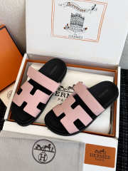 Uubags Hermes Chypre sandal in pink - 2