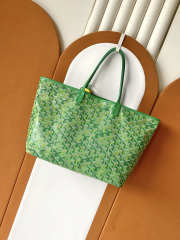 Uubags Goyard Saint Louis PM bag in multicoloured meadow green 34x15x28cm - 1