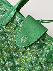 Uubags Goyard Saint Louis PM bag in multicoloured meadow green 34x15x28cm - 4