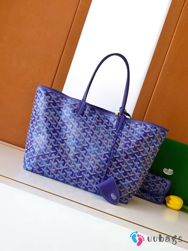 Uubags Goyard Saint Louis PM bag in multicoloured blueberry purple 34x15x28cm - 1