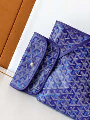 Uubags Goyard Saint Louis PM bag in multicoloured blueberry purple 34x15x28cm - 2