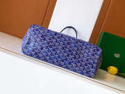 Uubags Goyard Saint Louis PM bag in multicoloured blueberry purple 34x15x28cm - 3