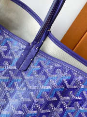 Uubags Goyard Saint Louis PM bag in multicoloured blueberry purple 34x15x28cm - 5