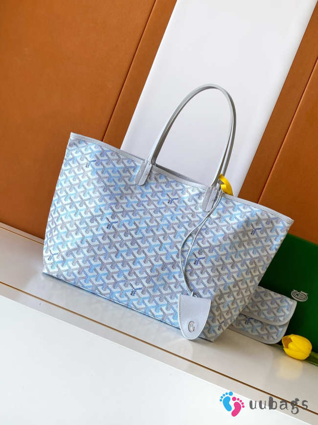 Uubags Goyard Saint Louis PM bag in multicoloured polar blue 34x15x28cm - 1