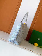 Uubags Goyard Saint Louis PM bag in multicoloured polar blue 34x15x28cm - 6