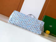 Uubags Goyard Saint Louis PM bag in multicoloured polar blue 34x15x28cm - 5