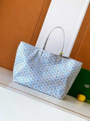 Uubags Goyard Saint Louis PM bag in multicoloured polar blue 34x15x28cm - 4
