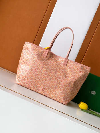 Uubags Goyard Saint Louis PM bag in multicoloured powder pink 34x15x28cm