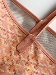 Uubags Goyard Saint Louis PM bag in multicoloured powder pink 34x15x28cm - 3