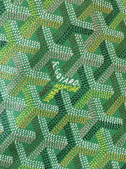 Uubags Goyard Saint Louis GM bag in multicoloured meadow green 40x20x32cm - 2