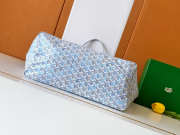 Uubags Goyard Saint Louis GM bag in multicoloured polar blue 40x20x32cm - 6