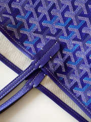 Uubags Goyard Saint Louis GM bag in multicoloured blueberry purple 40x20x32cm - 2