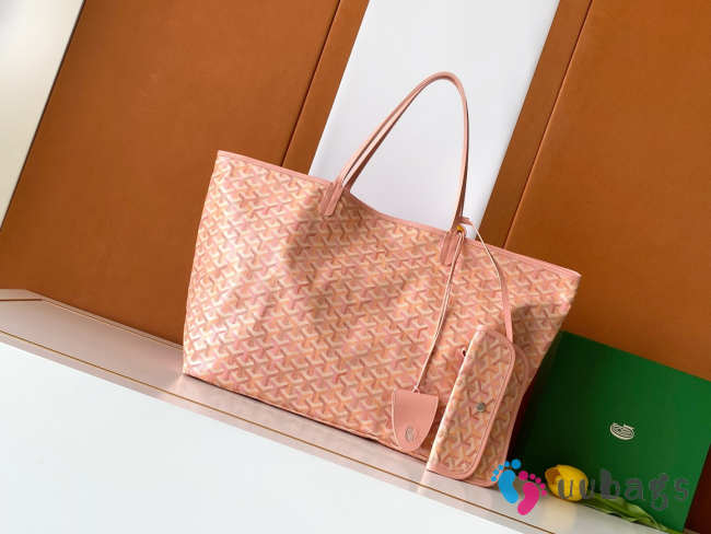 Uubags Goyard Saint Louis GM bag in multicoloured powder pink 40x20x32cm - 1