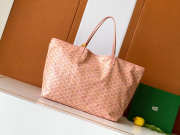 Uubags Goyard Saint Louis GM bag in multicoloured powder pink 40x20x32cm - 4