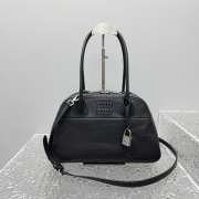 Uubags Miu Miu medium Vivant nappa leather bag in black 32x19.5x11cm - 1