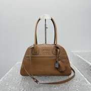 Uubags Miu Miu medium Vivant nappa leather bag in caramel 32x19.5x11cm - 1