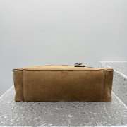 Uubags Miu Miu large Vivant nappa leather bag in cocoa brown 40x24x13cm - 4