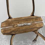 Uubags Miu Miu large Vivant nappa leather bag in cocoa brown 40x24x13cm - 2