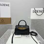 Uubags Loewe mini Amazona 180 bag in black soft calfskin 20x11.5x7cm - 6