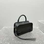 Uubags Loewe mini Amazona 180 bag in black soft calfskin 20x11.5x7cm - 5