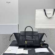 Uubags Celine Small Little Luggage In Black Supple Shiny Lambskin 11x15.5x24cm - 1