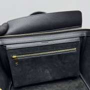 Uubags Celine Small Little Luggage In Black Supple Shiny Lambskin 11x15.5x24cm - 5