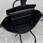 Uubags Celine Small Little Luggage In Black Supple Shiny Lambskin 11x15.5x24cm - 4