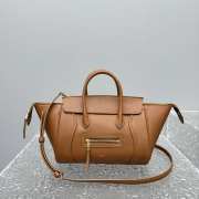 Uubags Celine Small Little Luggage In Soft Tan Supple Shiny Lambskin 11x15.5x24cm - 1