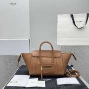 Uubags Celine Small Little Luggage In Soft Tan Supple Shiny Lambskin 11x15.5x24cm - 2