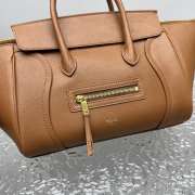 Uubags Celine Small Little Luggage In Soft Tan Supple Shiny Lambskin 11x15.5x24cm - 6