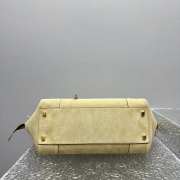 Uubags Celine Small Little Luggage In Citrus Supple Shiny Lambskin 11x15.5x24cm - 3