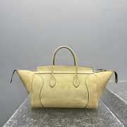 Uubags Celine Small Little Luggage In Citrus Supple Shiny Lambskin 11x15.5x24cm - 4
