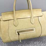 Uubags Celine Small Little Luggage In Citrus Supple Shiny Lambskin 11x15.5x24cm - 6