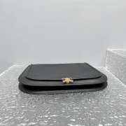 Uubags Celine Medium Soft Triomphe Besace In Black Supple Shiny Lambskin 32x26x2cm - 4