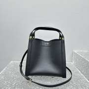 Uubags Celine Small Cube Bag In Black Supple Calfskin 18.5x21x17cm - 1