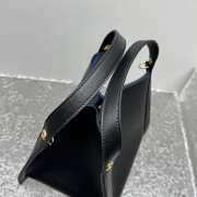 Uubags Celine Small Cube Bag In Black Supple Calfskin 18.5x21x17cm - 3