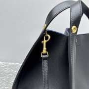 Uubags Celine Small Cube Bag In Black Supple Calfskin 18.5x21x17cm - 5