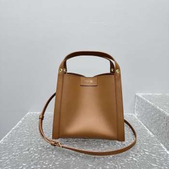 Uubags Celine Small Cube Bag In Soft Tan Supple Calfskin 18.5x21x17cm