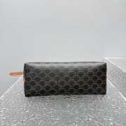 Uubags Celine Soft Shopper Bag In Tan Triomphe Canvas and Calfskin 32.5x24.5x14cm - 2