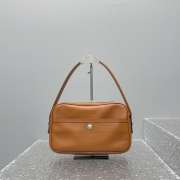 Uubags Acne Studios Camero party shoulder bag in cognac brown 26x16x7cm - 6