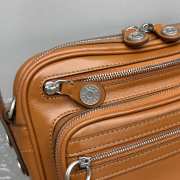 Uubags Acne Studios Camero party shoulder bag in cognac brown 26x16x7cm - 2