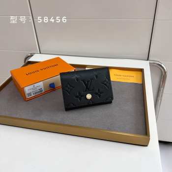 Uubags Louis Vuitton M58456 Business Card Holder In Black 10.5x8x1cm